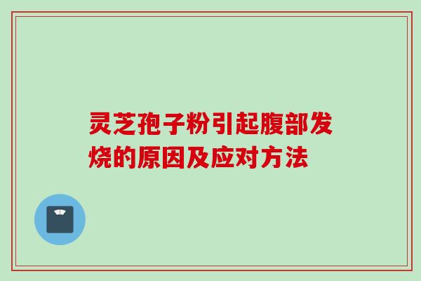 灵芝孢子粉引起腹部发烧的原因及应对方法