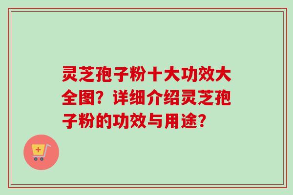 灵芝孢子粉十大功效大全图？详细介绍灵芝孢子粉的功效与用途？