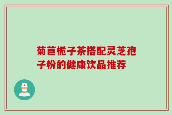 菊苣栀子茶搭配灵芝孢子粉的健康饮品推荐