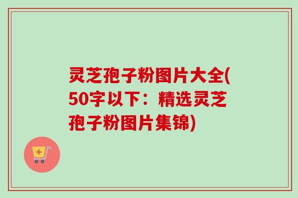 灵芝孢子粉图片大全，精选灵芝孢子粉图片集锦