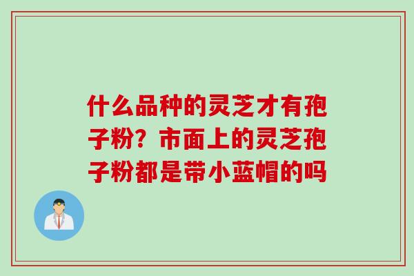什么品种的灵芝才有孢子粉？市面上的灵芝孢子粉都是带小蓝帽的吗