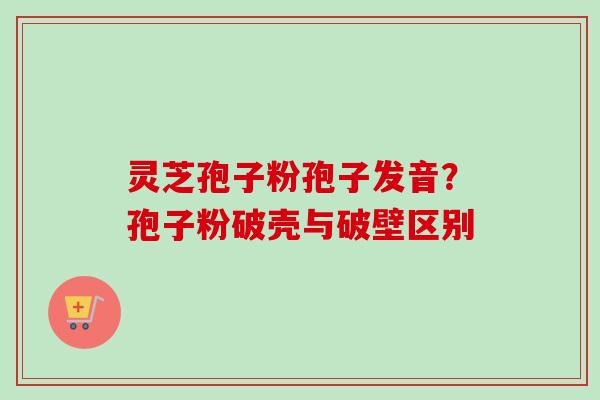 灵芝孢子粉孢子发音?孢子粉破壳与破壁区别 灵芝孢子粉孢子发音?孢子粉破壳与破壁区别