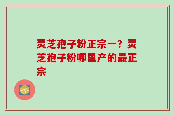 灵芝孢子粉正宗一?灵芝孢子粉哪里产的正宗 灵芝孢子粉正宗一?灵芝孢子粉哪里产的正宗