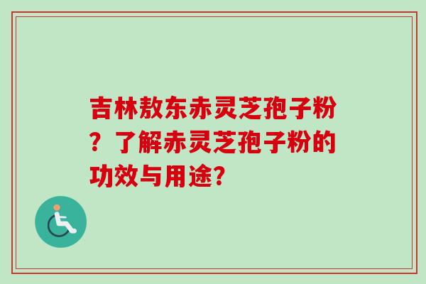 吉林敖东赤灵芝孢子粉?了解赤灵芝孢子粉的功效与用途? 吉林敖东赤灵芝孢子粉?了解赤灵芝孢子粉的功效与用途?