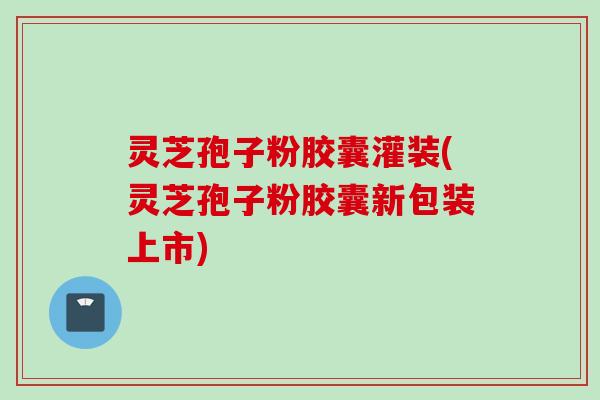 灵芝孢子粉胶囊灌装(灵芝孢子粉胶囊新包装上市) 灵芝孢子粉胶囊灌装(灵芝孢子粉胶囊新包装上市)