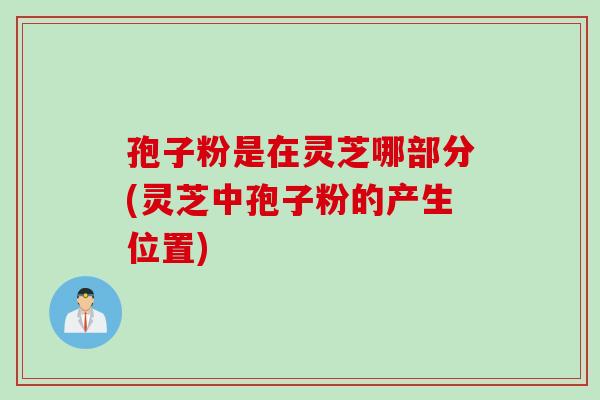 孢子粉是在灵芝哪部分(灵芝中孢子粉的产生位置)