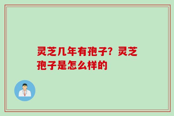 灵芝几年有孢子？灵芝孢子是怎么样的