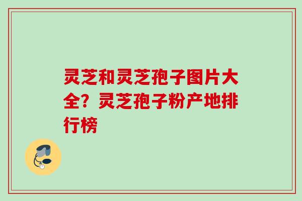 灵芝和灵芝孢子图片大全？灵芝孢子粉产地排行榜