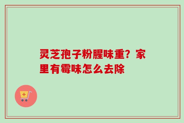 灵芝孢子粉腥味重？家里有霉味怎么去除