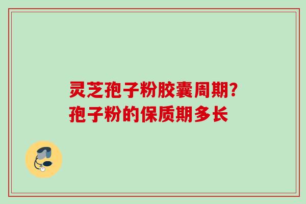灵芝孢子粉胶囊周期？孢子粉的保质期多长