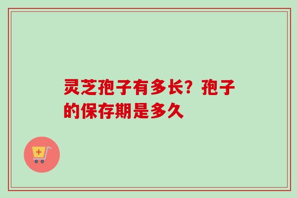 灵芝孢子有多长?孢子的保存期是多久 灵芝孢子有多长?孢子的保存期是多久