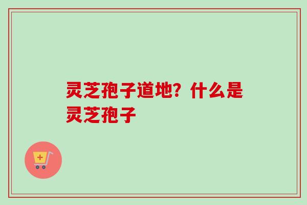 灵芝孢子道地？什么是灵芝孢子