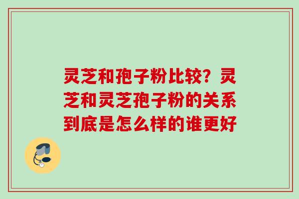 灵芝和孢子粉比较?灵芝和灵芝孢子粉的关系到底是怎么样的谁更好 灵芝和孢子粉比较?灵芝和灵芝孢子粉的关系到底是怎么样的谁更好