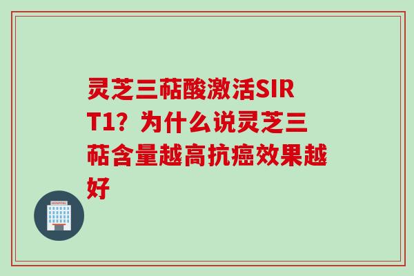 灵芝三萜酸激活SIRT1？为什么说灵芝三萜含量越高抗癌效果越好
