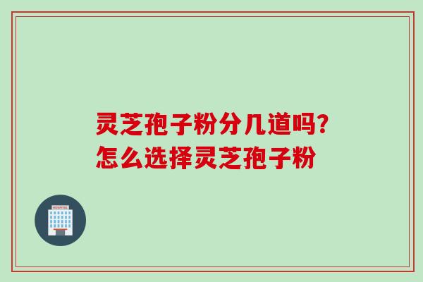 灵芝孢子粉分几道吗？怎么选择灵芝孢子粉