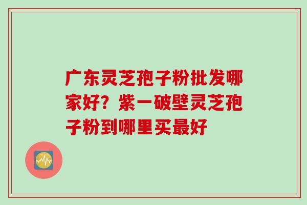 广东灵芝孢子粉批发哪家好?紫一破壁灵芝孢子粉到哪里买好 广东灵芝孢子粉批发哪家好?紫一破壁灵芝孢子粉到哪里买好