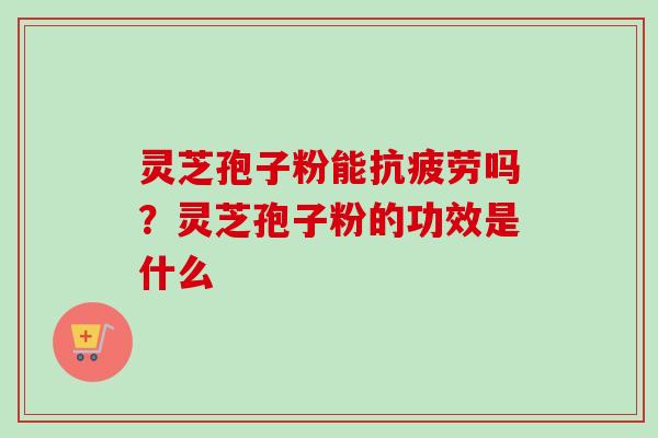 灵芝孢子粉能吗?灵芝孢子粉的功效是什么 灵芝孢子粉能吗?灵芝孢子粉的功效是什么