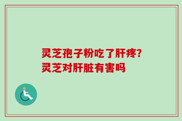 灵芝孢子粉吃了疼？灵芝对有害吗