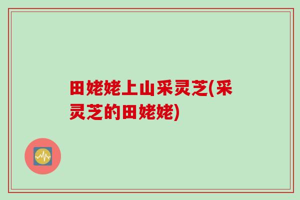 田姥姥上山采灵芝(采灵芝的田姥姥)