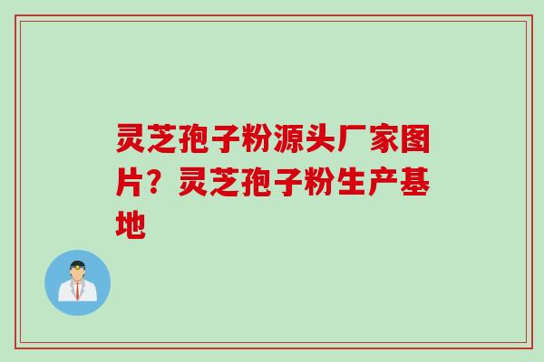 灵芝孢子粉源头厂家图片？灵芝孢子粉生产基地