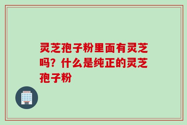 灵芝孢子粉里面有灵芝吗？什么是纯正的灵芝孢子粉