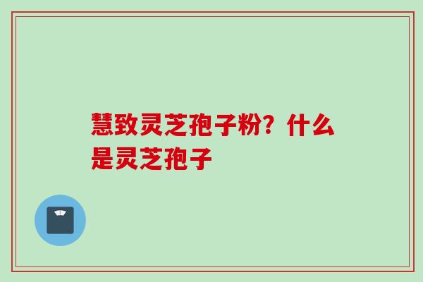 慧致灵芝孢子粉?什么是灵芝孢子 慧致灵芝孢子粉?什么是灵芝孢子