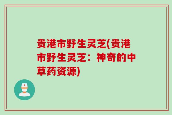 贵港市野生灵芝(贵港市野生灵芝：神奇的中草药资源)