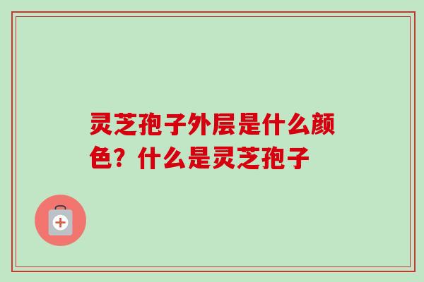 灵芝孢子外层是什么颜色？什么是灵芝孢子