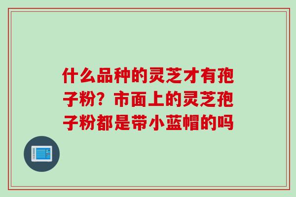 什么品种的灵芝才有孢子粉？市面上的灵芝孢子粉都是带小蓝帽的吗