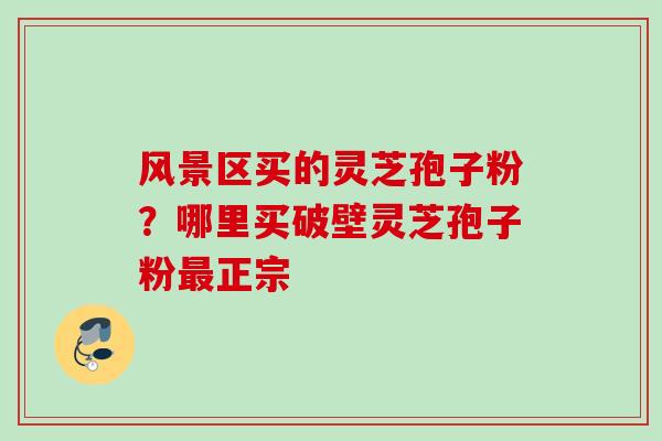 风景区买的灵芝孢子粉？哪里买破壁灵芝孢子粉最正宗