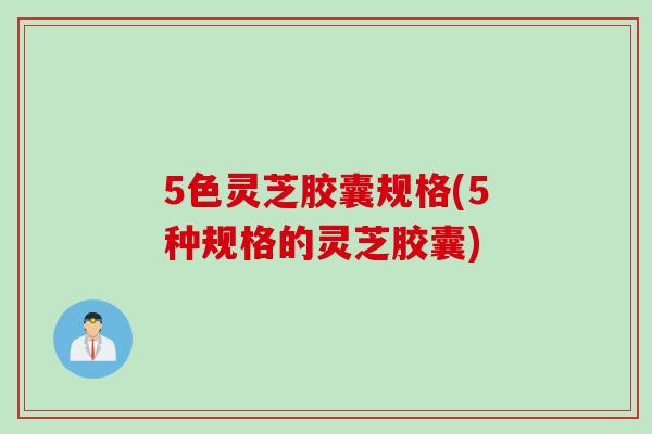 5色灵芝胶囊规格(5种规格的灵芝胶囊)