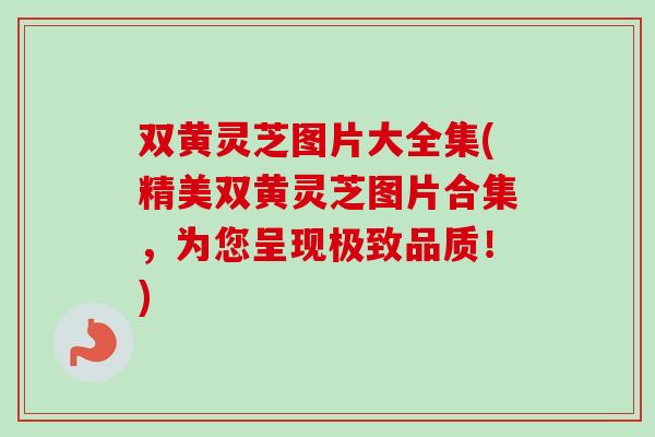 双黄灵芝图片大全集(精美双黄灵芝图片合集，为您呈现极致品质！)