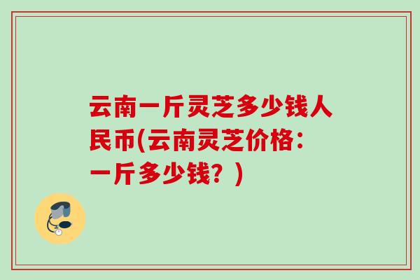 云南一斤灵芝多少钱人民币(云南灵芝价格：一斤多少钱？)