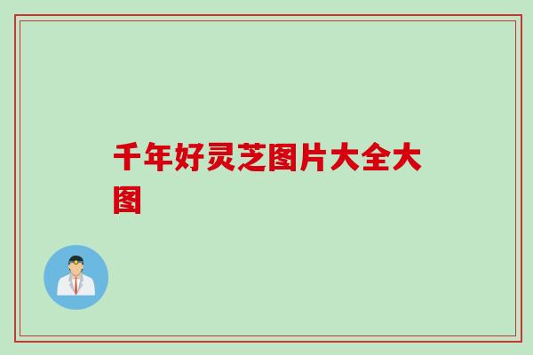 千年好灵芝图片大全大图