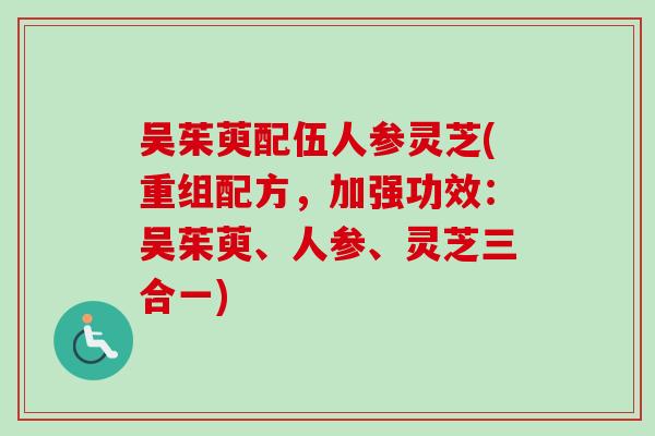 吴茱萸配伍人参灵芝(重组配方，加强功效：吴茱萸、人参、灵芝三合一)
