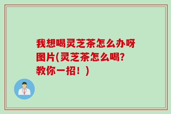 我想喝灵芝茶怎么办呀图片(灵芝茶怎么喝？教你一招！)