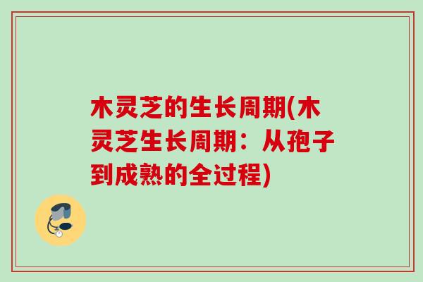 木灵芝的生长周期(木灵芝生长周期：从孢子到成熟的全过程)