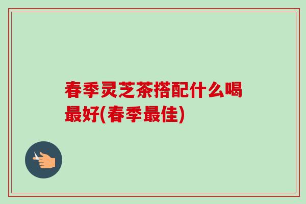 春季灵芝茶搭配什么喝最好(春季最佳)