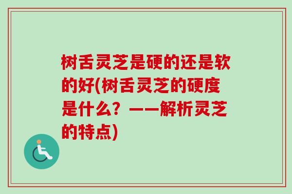 树舌灵芝是硬的还是软的好(树舌灵芝的硬度是什么？——解析灵芝的特点)