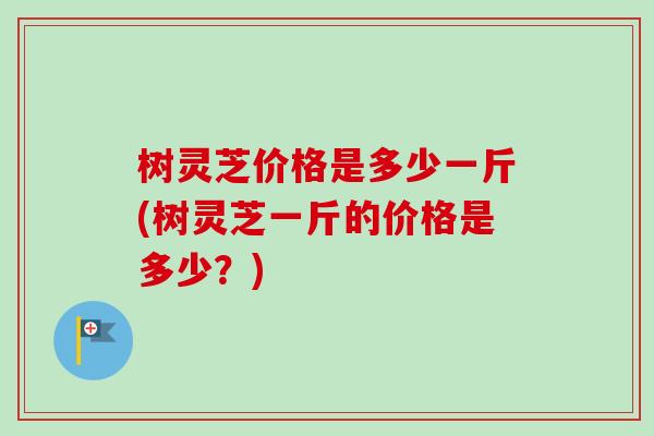 树灵芝价格是多少一斤(树灵芝一斤的价格是多少?) 树灵芝价格是多少一斤(树灵芝一斤的价格是多少?)
