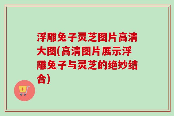 浮雕兔子灵芝图片高清大图(高清图片展示浮雕兔子与灵芝的绝妙结合) 浮雕兔子灵芝图片高清大图(高清图片展示浮雕兔子与灵芝的绝妙结合)