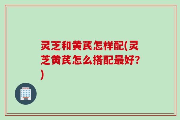 灵芝和黄芪怎样配(灵芝黄芪怎么搭配最好？)