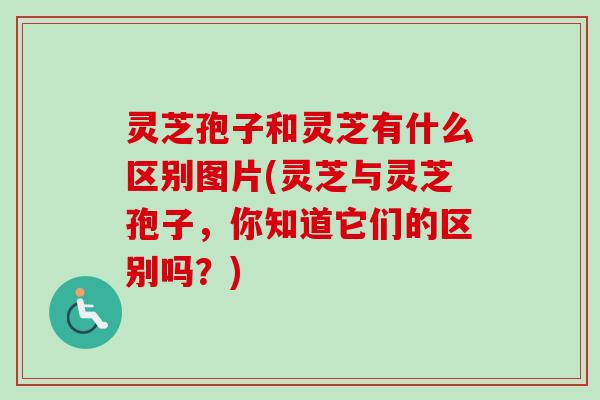 灵芝孢子和灵芝有什么区别图片(灵芝与灵芝孢子,你知道它们的区别吗?) 灵芝孢子和灵芝有什么区别图片(灵芝与灵芝孢子,你知道它们的区别吗?)
