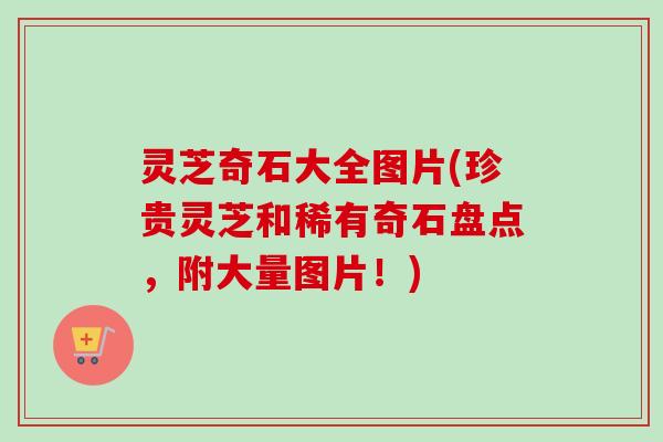 灵芝奇石大全图片(珍贵灵芝和稀有奇石盘点，附大量图片！)