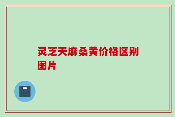 灵芝天麻桑黄价格区别图片