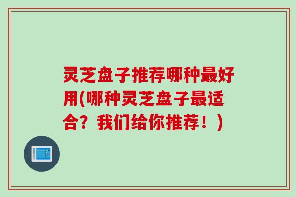 灵芝盘子推荐哪种最好用(哪种灵芝盘子最适合？我们给你推荐！)