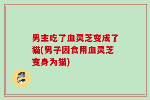 男主吃了血灵芝变成了猫(男子因食用血灵芝变身为猫)