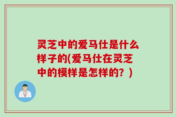 灵芝中的爱马仕是什么样子的(爱马仕在灵芝中的模样是怎样的？)