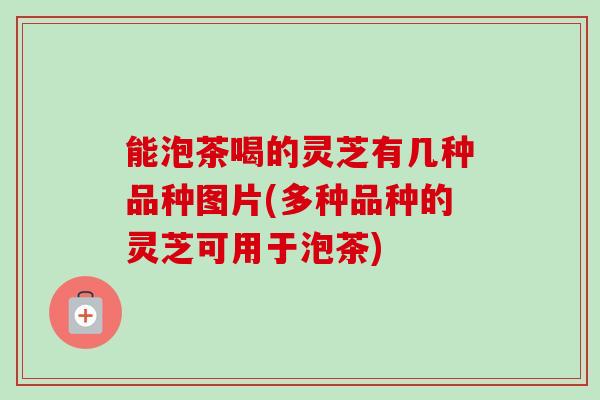 能泡茶喝的灵芝有几种品种图片(多种品种的灵芝可用于泡茶)