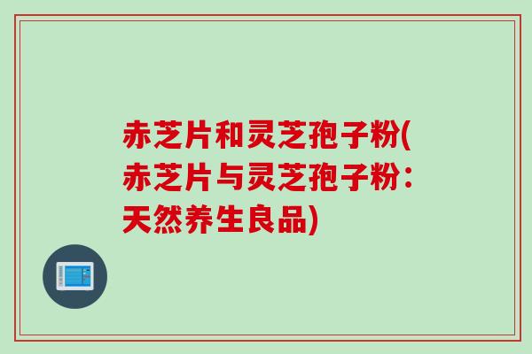 赤芝片和灵芝孢子粉(赤芝片与灵芝孢子粉：天然养生良品)